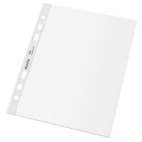 Leitz - Sac de présentation Recycle 100µ 6 trous PP A5 transparent 25 pièces