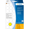 HERMA - Etiquette 2251 ronde 19mm jaune 1280 pièces