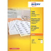 Avery - Label DP001 210x297 weiß 100 Etiketten | 5 Stück