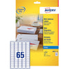 Avery - Étiquette J8651-10 38,1x21,2mm blanc 650 étiquettes | 10 pièces