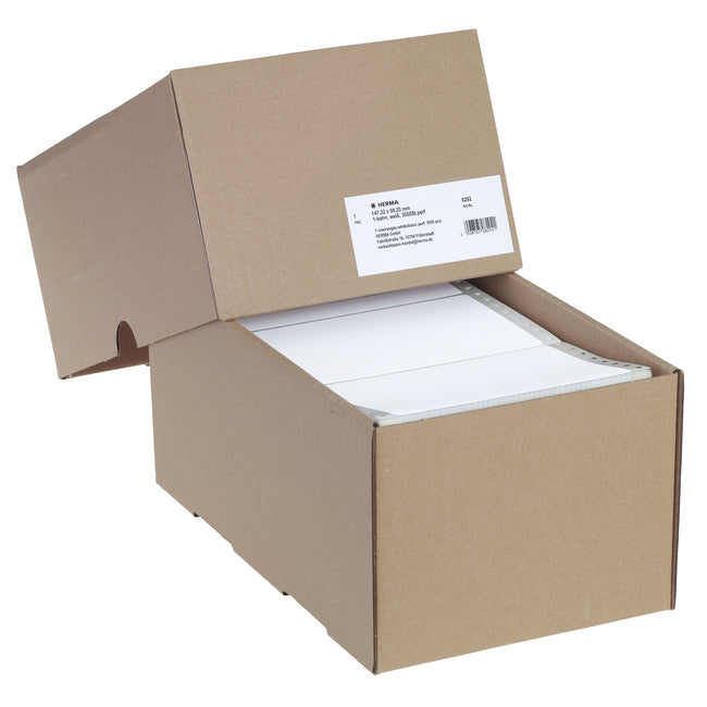 HERMA -  Etiket  8292 147.3x99.2mm 1-baans wit 3000st