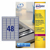 Avery Zweckform - Étiquette L6009-20 45,7x21,2mm argent 960 étiquettes