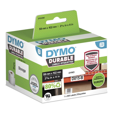 Dymo -  Etiket  labelwriter industrieel 59x102 wit