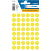 HERMA - Etiquette 1854 ronde 12mm jaune fluo 240 pièces