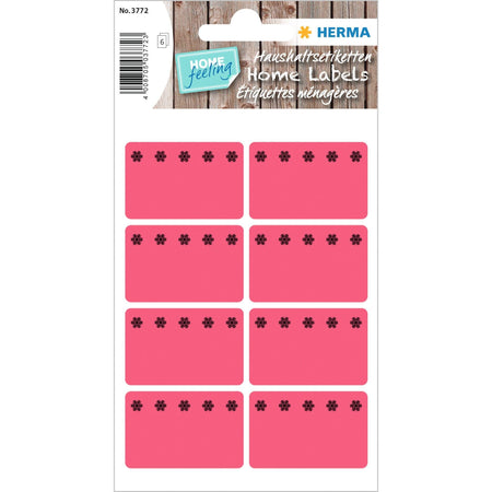 HERMA -  Etiket  3772 26x40mm diepvries rood 48st