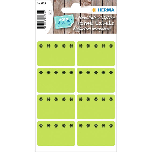 HERMA - Etikett 3775 26x40mm gefroren grün 48 Stück