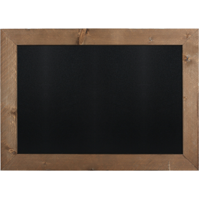 Klika - tableau noir | Bois | 80x60cm | Brun | 1 pièce