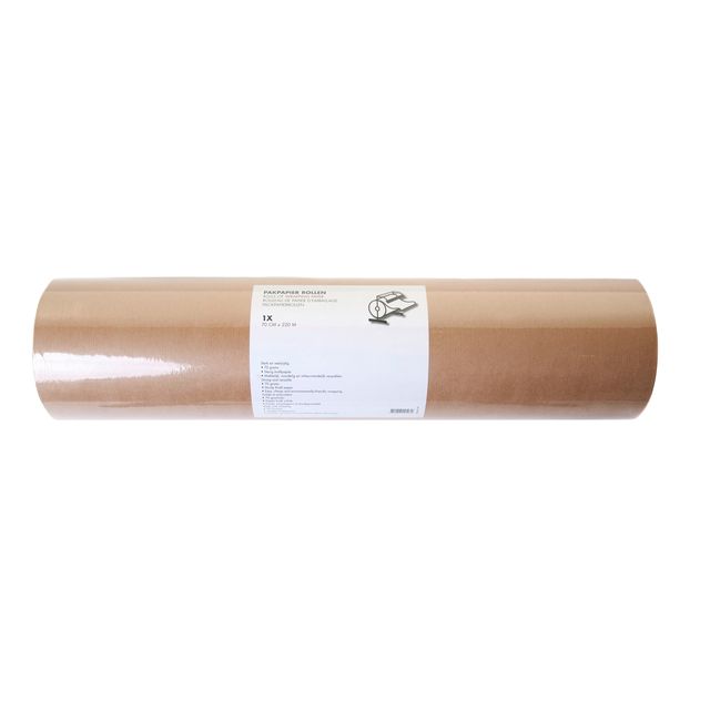 IEZZY - Papier cadeau 70grammes 70cmx220m kraft marron