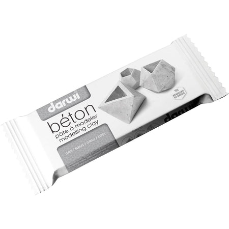 Darwi - pâte à modeler Béton, paquet de 500 grammes