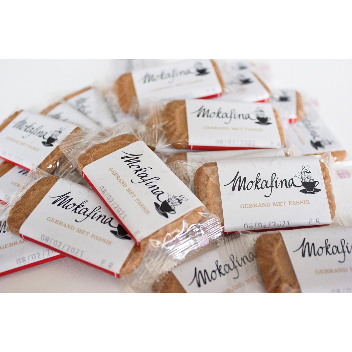 Mokafina -   speculoos koekjes, induvidueel verpakt, doos 300 stuks