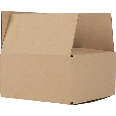 Klika - Carton d'expédition, vague simple, 3 mm, marron, ft 200 x 200 x 100 mm