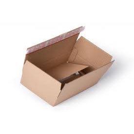 Klika -  Verzenddoos, boekwikkel met plakstrip, bruin, ft 310 x 230 x 110 mm