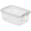 DONAU Home - boîte de rangement, 4,5 litres, transparente