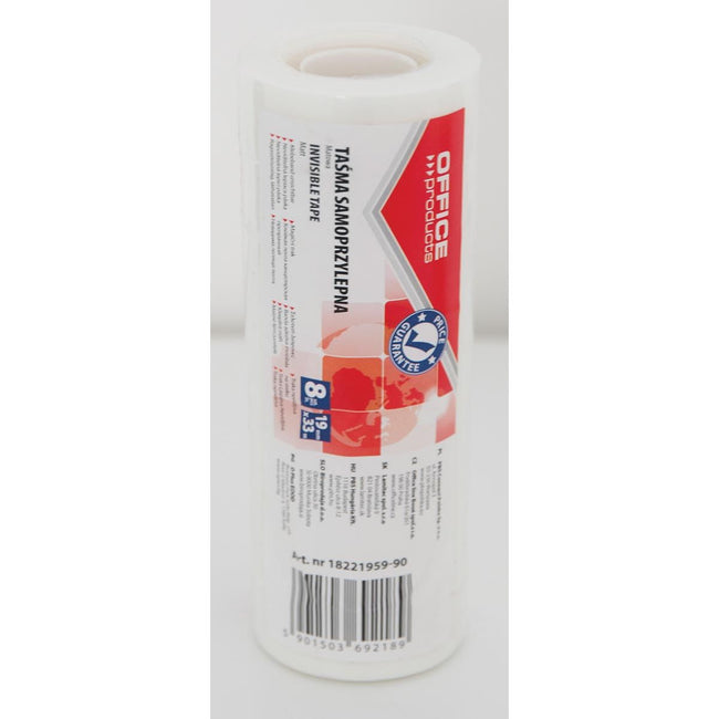 OFFICE products -   plakband, ft 19 mm x 33 m, mat, pak van 8 stuk