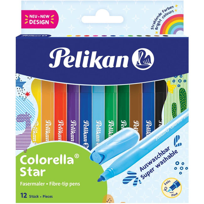 Pelikan - stylo colorella -tip, rythme de 12 pièces