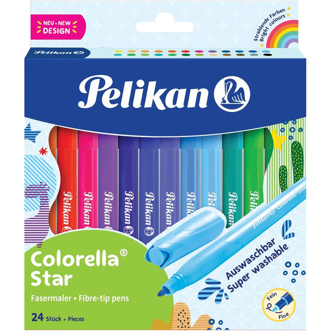 Pelikan - Colorella viltstift, etui van 24 stuks