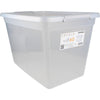 DONAU Home - boîte de rangement, 60 litres, transparente