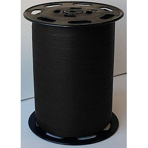 Curly Ribbon - Curly Ribbon Paperlook 10mm x 250 Meter Farbe 23 Schwarz