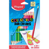 Maped - crayon de couleur Color'Peps Duo, blister de 18 pièces