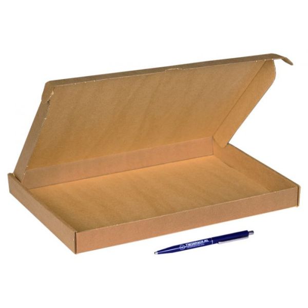 Timmers - Boîte aux lettres A4 avec rabat 310x220x28mm MARRON 50 pièces