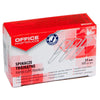 OFFICE products -   papierklemmen, 31 mm, gegalvaniseerd, driehoekig, doos van 100 stuks