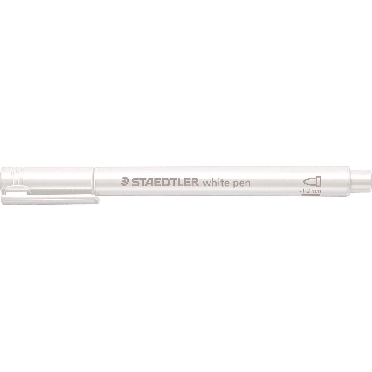 Staedtler - marqueur Metallic 8323, blanc