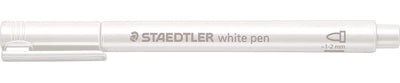 Staedtler - marqueur Metallic 8323, blanc