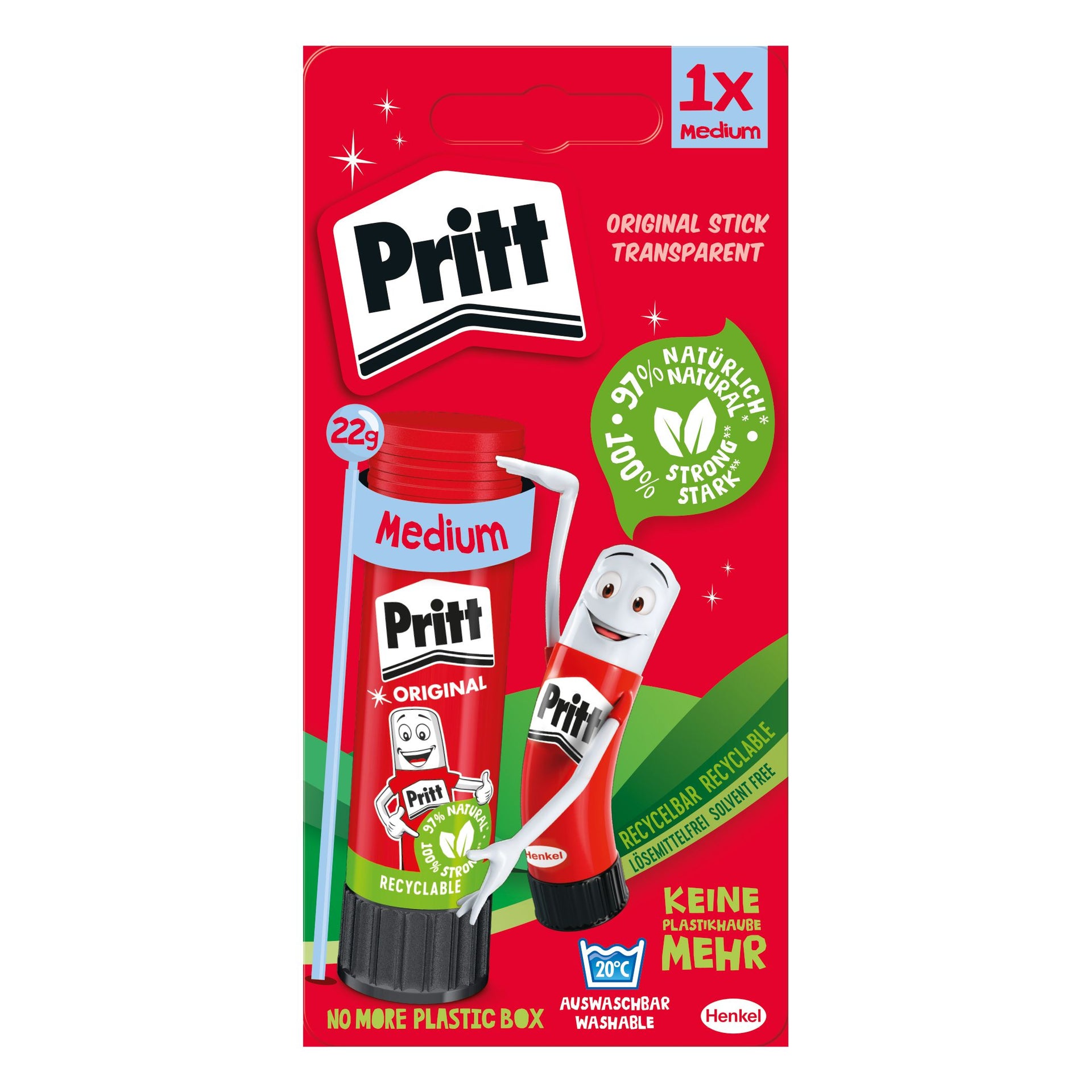 Pritt -  Lijmstift stick original 22gr op blister | 12 stuks