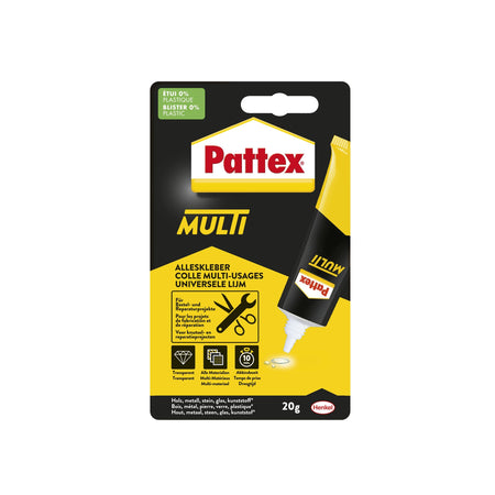 Pattex -  Alleslijm  multi tube 20 gram op blister