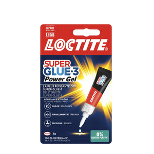 Loctite -  Secondelijm  powerflex gel tube 3gr blister