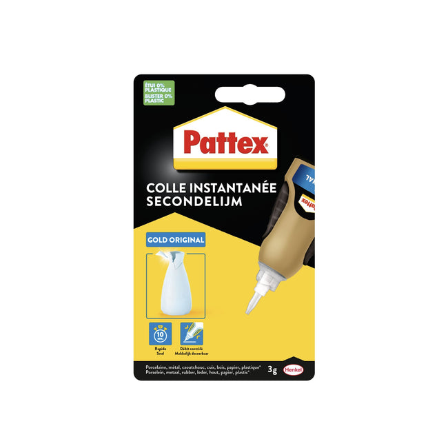Pattex - Superglue Gold Originaltube 3 Gramm auf Blister