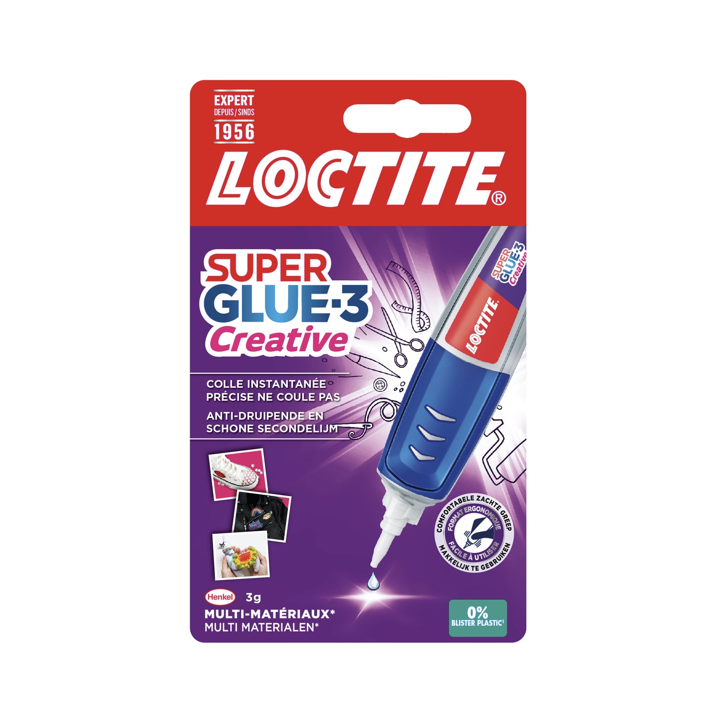Loctite - Superglue Perfect Pen 3 grammes sur blister | 12 pièces