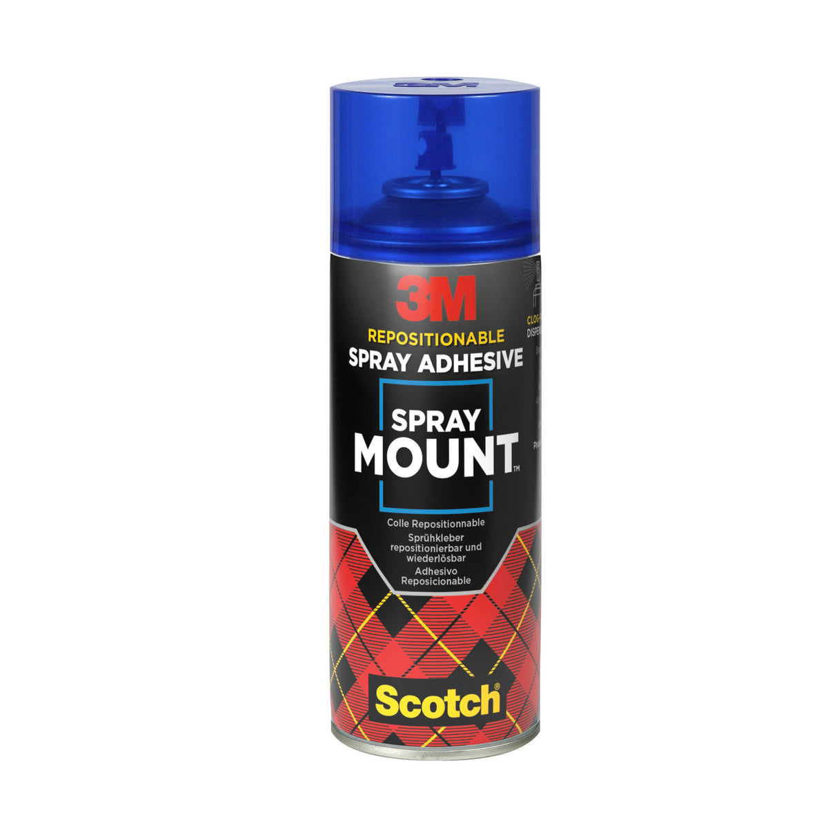 3M - Aérosol adhésif en spray 400ml | 12 pièces