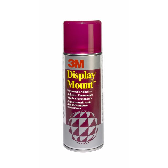 3M - Spray adhésif Displaymount aérosol 400ml | 12 pièces