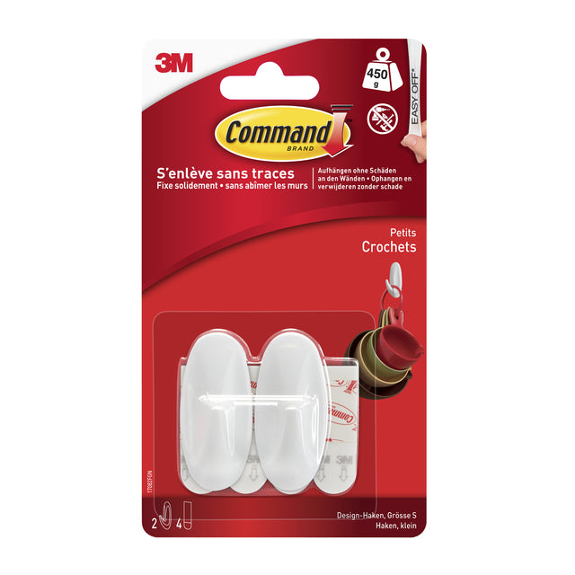 Command -  Haak  design incl bevestigingsstrip