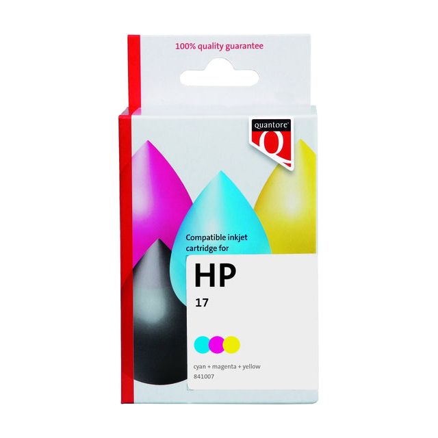 Quantore - Inktcartridge hp 17 c6625a kleur