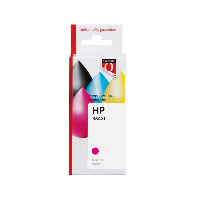 Quantore -  Inktcartridge hp 364xl cb324ee hc rood