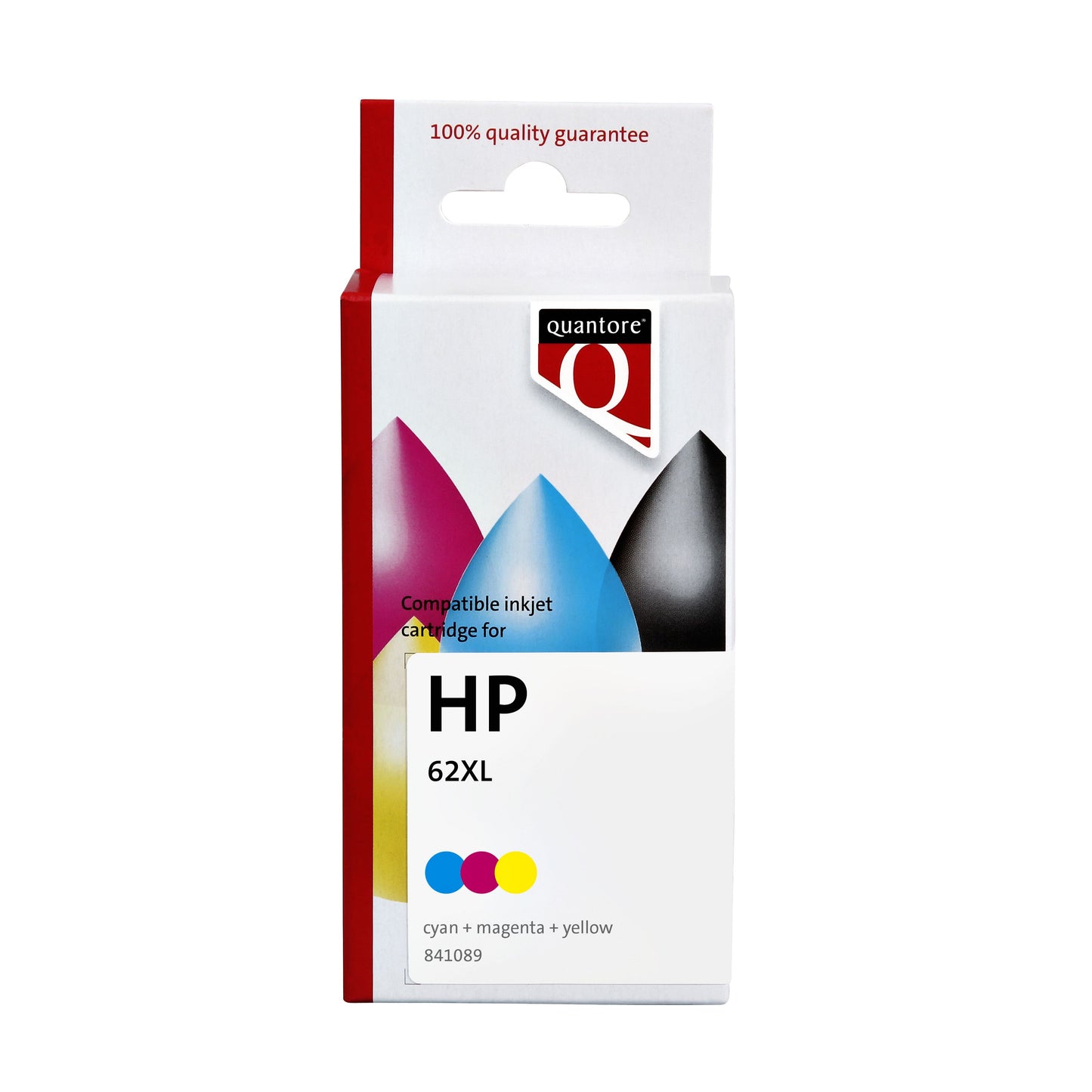 Quantore -  Inktcartridge hp 62xl c2p07cn hc kleur