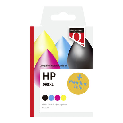 Quantore - Cartouche d'encre alternative pour 3HZ51AE 903XL noir 3 couleurs HC