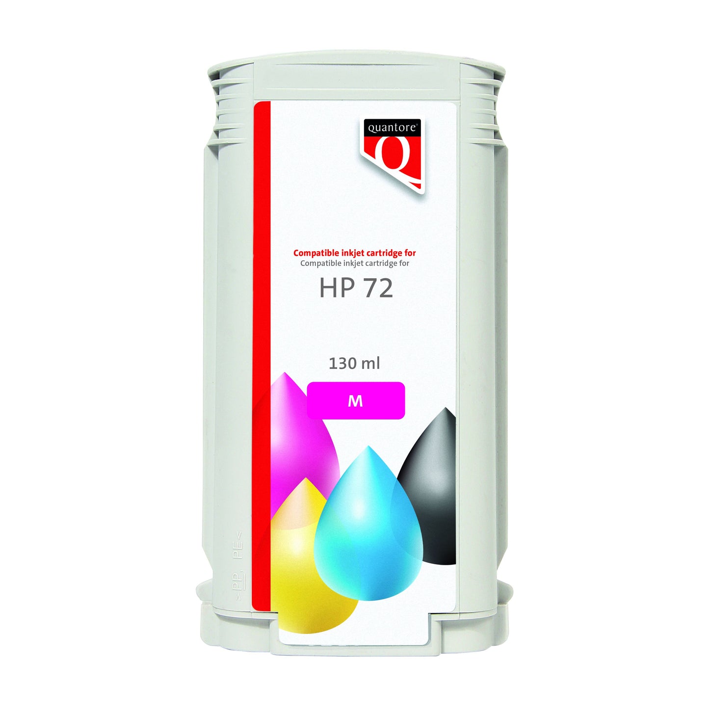 Quantore - Tintenpatronen-Alternative für 72 C9372A rot