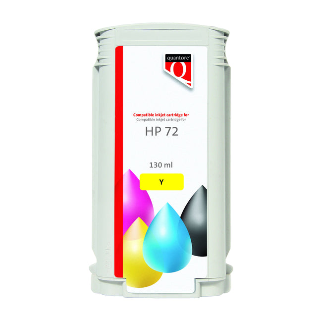 Quantore -  Inktcartridge hp 72 c9373a geel