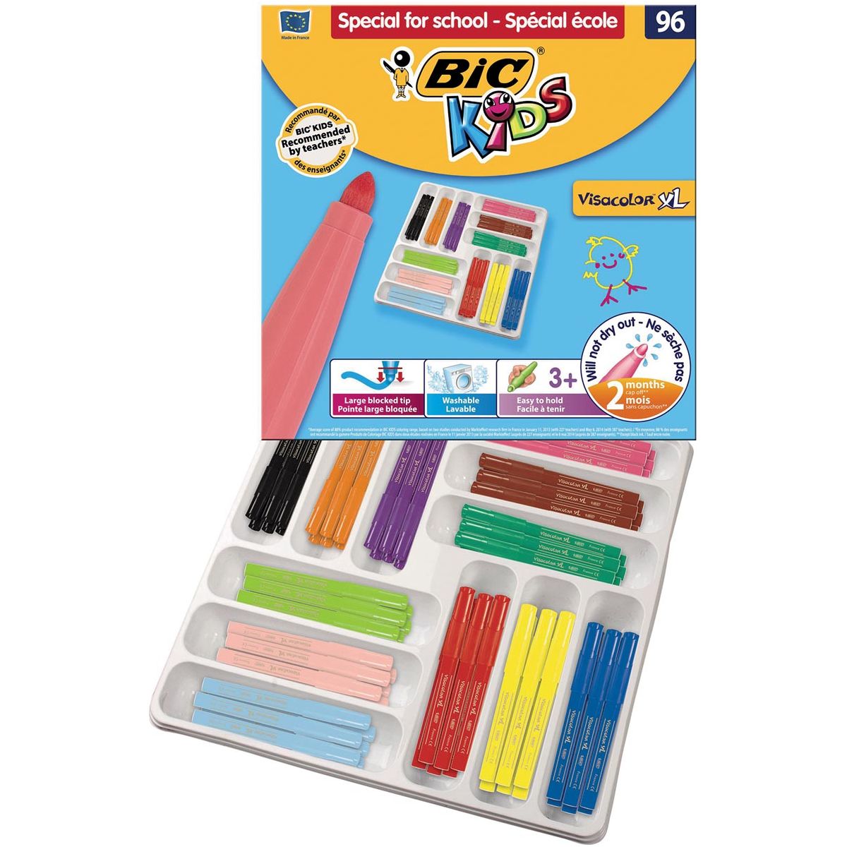 BIC Kids - Kinder fühlten - Stift Visacolor xl