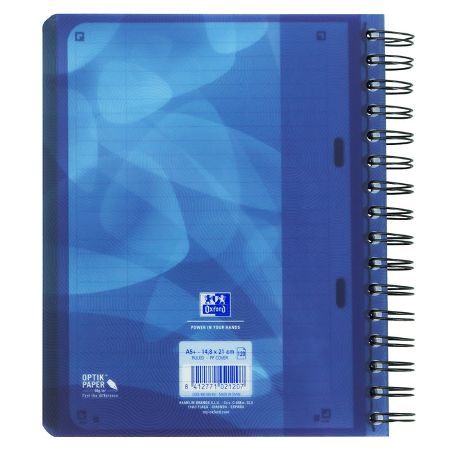 Oxford -  Projectbk oxf school a5+ ln 6g 240pag 80gr blauw