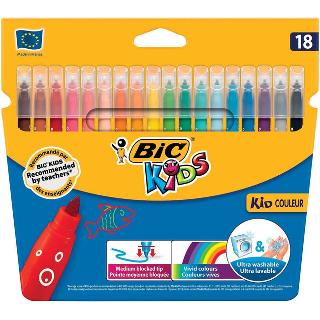 BIC -  viltstift Kid Couleur 18 stiften