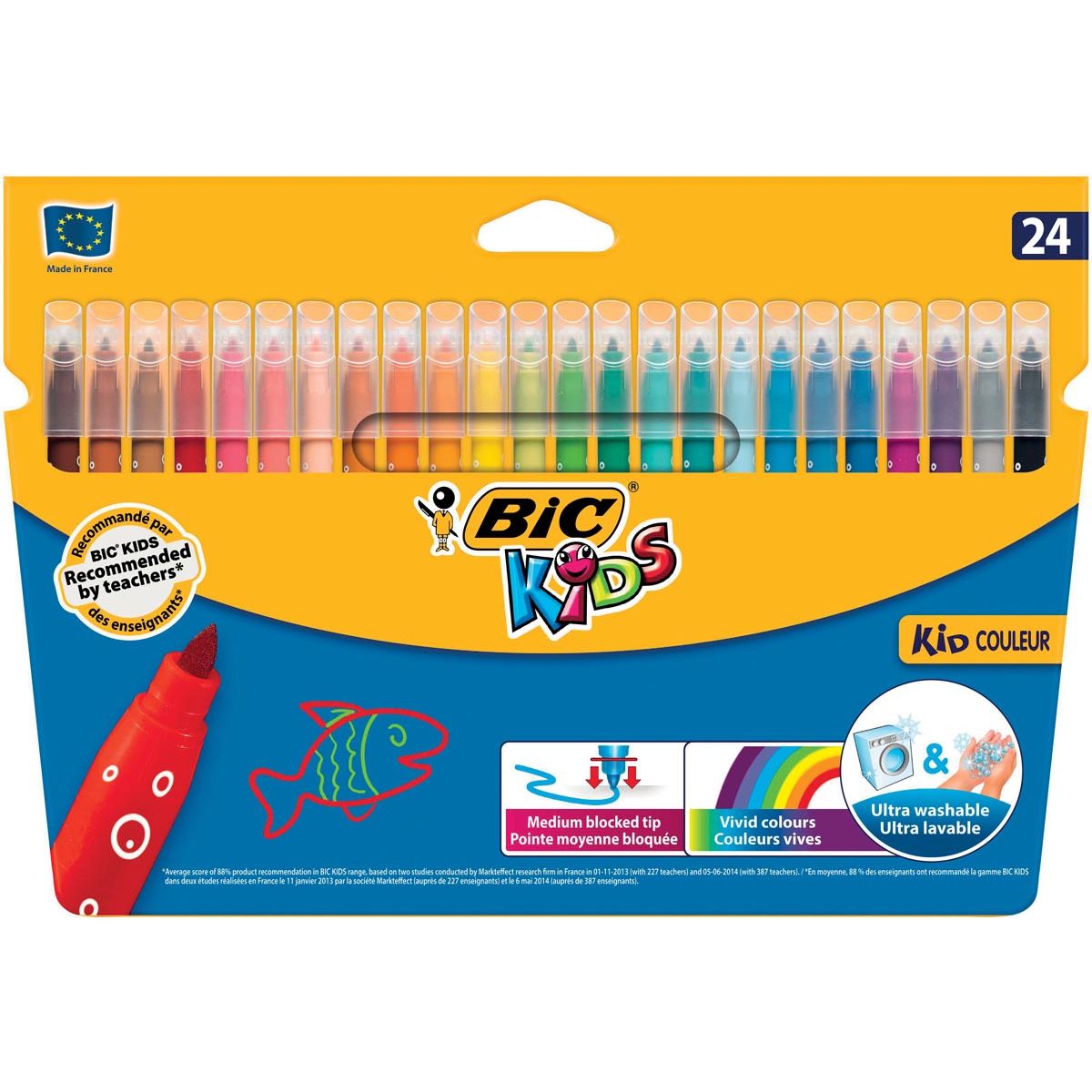 BIC Kids - Filt Stift Kid Cooleur 24 Marker