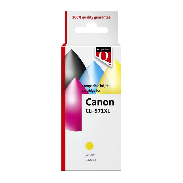 Quantore -  Inktcartridge canon cli-571xl geel