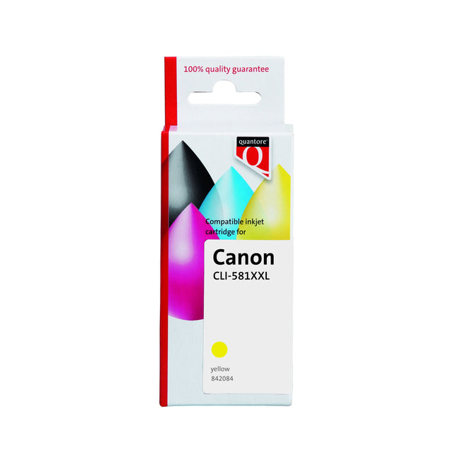 Quantore -  Inktcartridge canon cli-581xxl geel