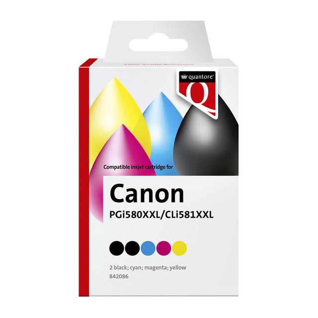 Quantore -  Inktcartridge canon cli581xxl zw+kl