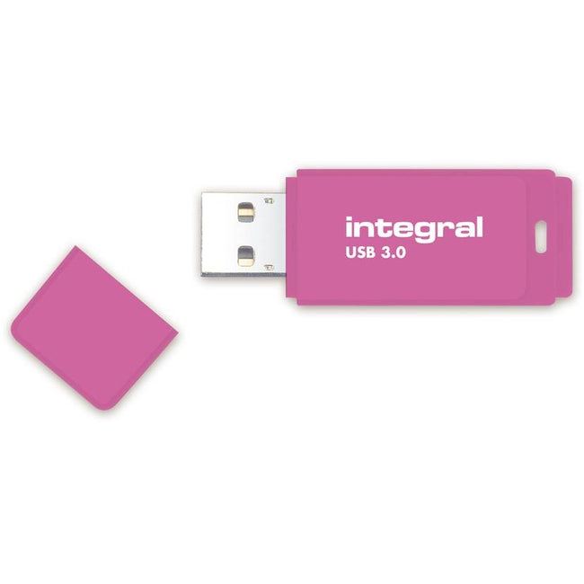 Integral -  Neon USB 3.0 stick, 16 GB, roze