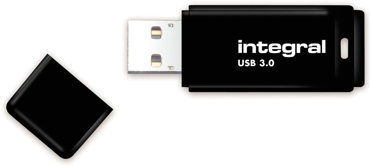 Integral -  USB stick 3.0 Black, 256 GB, zwart